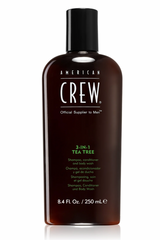 Чоловічий шампунь American Crew 3 in 1 Tea Tree Shampoo 250 мл