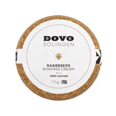 Мило для гоління в керамічній чаші DOVO SHAVING SOAP DEEP LEATHER 115 г