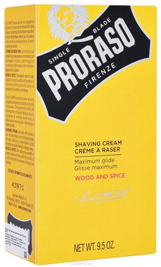 3546 Крем для бритья Proraso Shaving Cream Wood & Spice 275 ml