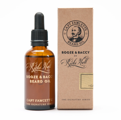 Масло для бороды Ricki Hall's Booze & Baccy Beard Oil CAPTAIN FAWCETT’S 50мл