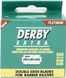 Леза для безпечної бритви Derby Extra BOX 100 лез