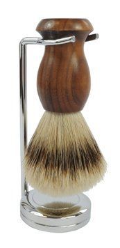 Помазок для бритья на подставке Golddachs nut wood