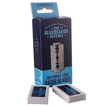 Леза для безпечної бритви THE BLUEBEARDS REVENGE 10 уп*10 шт.