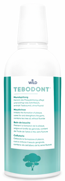 Ополаскиватель для полости рта TEBODONT c маслом чайного дерева (Melaleuca Alternifolia), без фторида 500 ml