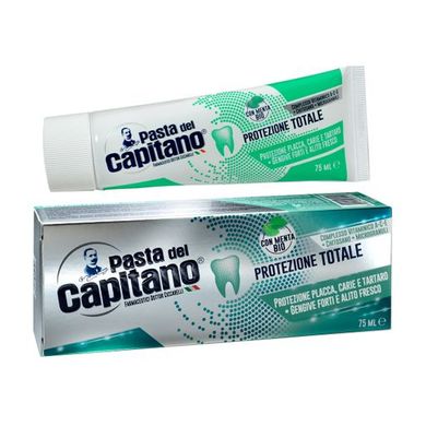 Паста зубна Повний захист Pasta Del Capitano, Total Protectione, 75 мл