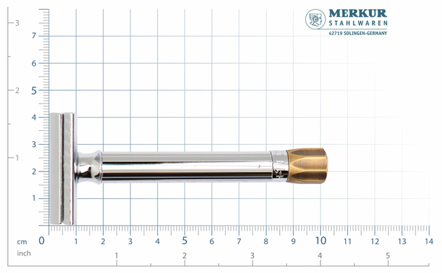 Бритва Merkur Safety Razor Progress 510 Antique Brass