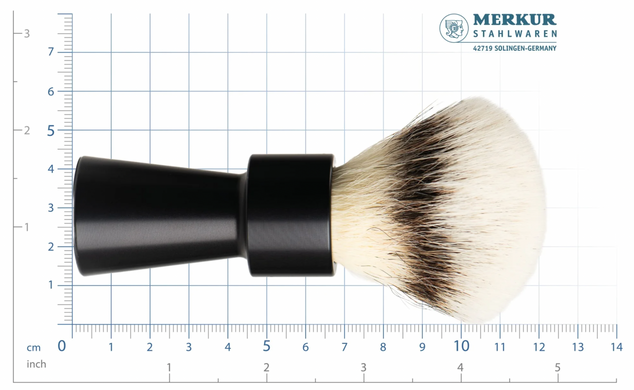 Увеличенный помазок Merkur Shaving Brush 1100 XL Aluminum-Black