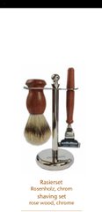 Набір для гоління Gold dachs shaving set wood  Mach3