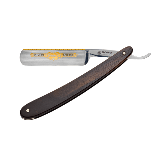 4580 Опасная бритва Dovo Prima Silver Steel Ebenholz 5/8