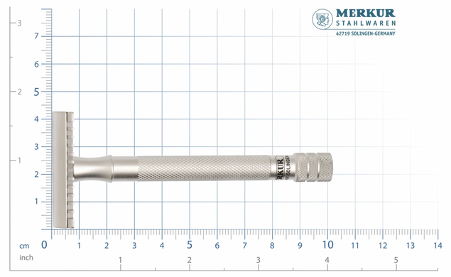 Станок для бритья Merkur 25 INOX Open Tooth Comb