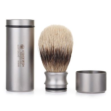 918096 Помазок  дорожній Dovo Solingen Shaving brush silvertip badger