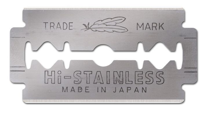 Лезвия Feather Hi-Stainless 71-S (черная уп), 5 лезвий