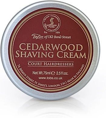 Крем для бритья Taylor of Old Bond Street Cedarwood Shaving Cream Bowl 75ml