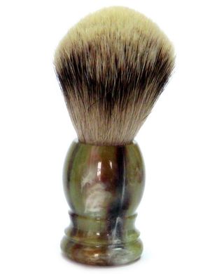 Помазок для гоління Golddachs with best badger hair, зелений