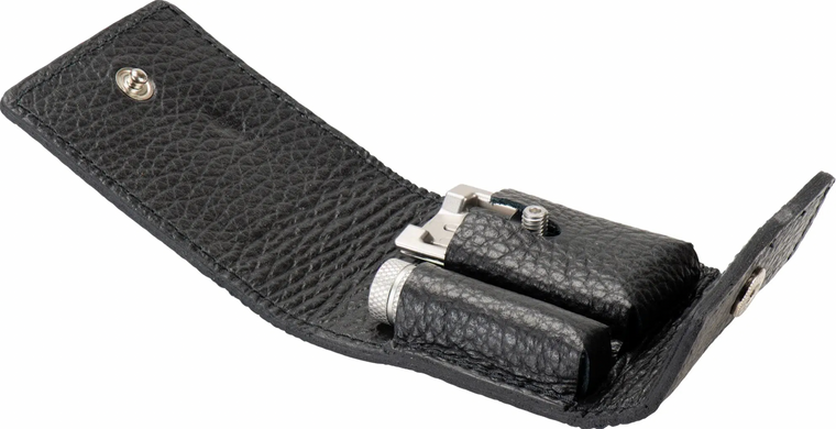Бритва дорожная Merkur Travel Razor 933 INOX with Leather Case