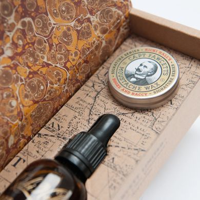 Подарунковий набір Booze & Baccy from Captain Fawcett (олія + віск)