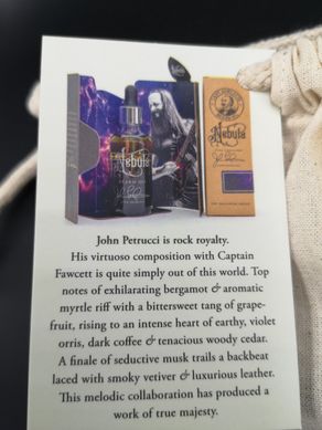 1207 Пробник масла для бороды Captain Fawcett's John Petrucci's Nebula Beard Oil Sample 2 мл