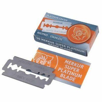 90910000 Лезвия для Т-образной бритвы Merkur Platinum 10 шт