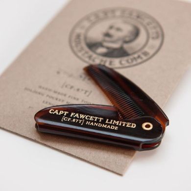 7778 Складной карманный гребень для усов Captain Fawcett’s