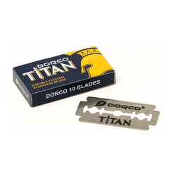 Леза для безпечної бритви Dorco Titan Safety Razor Blades 10 шт