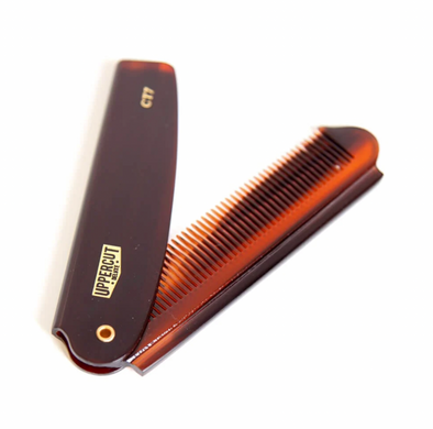 Гребінь Uppercut Deluxe CT7 Tortoise Flip Comb