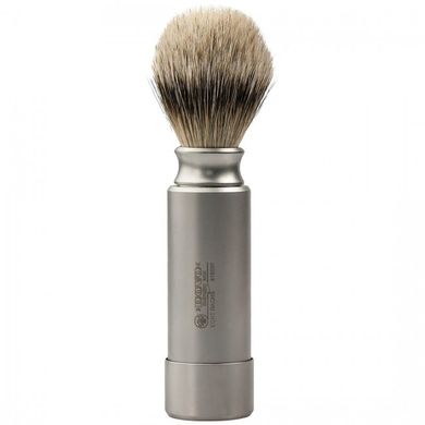 918096 Помазок  дорожній Dovo Solingen Shaving brush silvertip badger