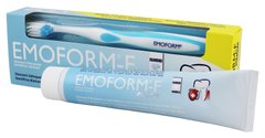 EMOFORM-F DIAMOND Диамант - зубная паста, 85 мл + EMOFORM зубная щетка