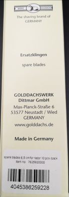 Удлиненные лезвия для шаветты Golddachs, 10 шт