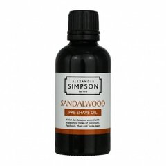 Масло до гоління Alexander Simpson Sandalwood Pre-Shave Oil