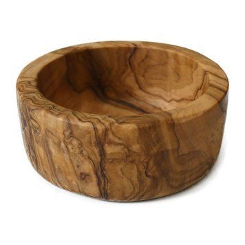 Чаша для мыла из оливкового дерева Dovo Shaving soap dish olive wood
