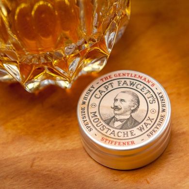 2227 Воск для усов Captain Fawcett's Gentleman's Stiffener Malt Whisky Moustache Wax, 15 мл