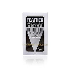 Лезвия Feather H-Stainless, 5 шт., ч
