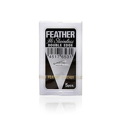 Лезвия Feather H-Stainless, 5 шт., ч