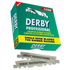 Леза Derby Professional Single Edge Razor Blades, 100 шт 1/2