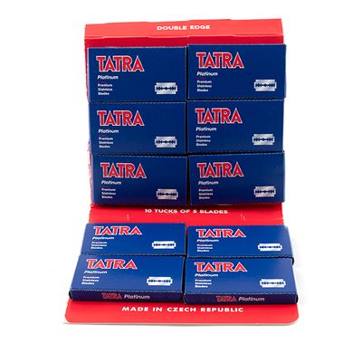 Леза для безпечної бритви Tatra Platinum Razor Blades 50 шт