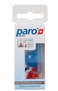 Межзубные щетки, xxx-тонкие paro&reg; isola F, &Oslash; 1.9 мм, 5 шт.