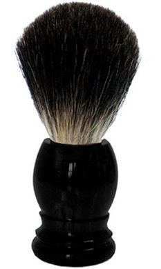 Помазок для гоління Golddachs з чорним ворсом борсука PURE BADGER SHAVING BRUSH BLACK HANDLE