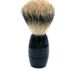 90127000 Помазок из рога Dovo Solingen Shaving brush silvertip badger African cow horn