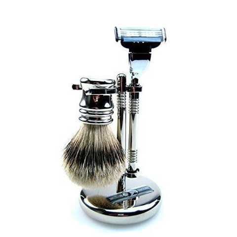 ᐉ Nabir Dlya Golinnya Golddachs Shaving Set Chrome Mach 3 Kupiti Za 2 953 Grn V Ukrayini Vidguki Ta Opis V Internet Magazini Dovo Solingen