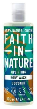 Гель для душу натуральний Faith in Nature з кокосом, 100 мл