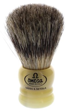 Помазок барсук / кабан Omega 11047 Badger / Bristle Shaving Brush