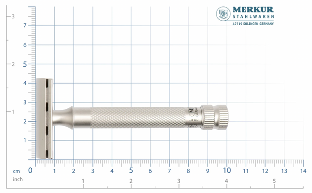 Safety Razor 34 INOX XL Satin